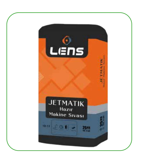Lens Jetmatik İnce Hazır Sıva Harcı