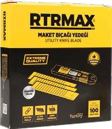 RTRMAX Maket Bıçağı Yedeği · Maket Bıçağı Yedeği Geniş 100 Ad.
