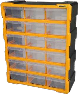 RTRMAX Monoblok Çekmece Seti · 381 x 157 x 475 mm - 18 Çekmece