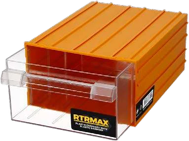 RTRMAX Plastik Çekmeceli Kutu · E: 140 x B: 230 x Y: 98 mm