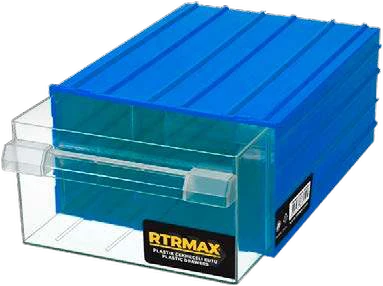 RTRMAX Plastik Çekmeceli Kutu · E: 110 x B: 120 x Y: 62 mm