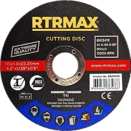 RTRMAX Metal İnox Kesici Disk · 230 x 3.0 x 22 mm