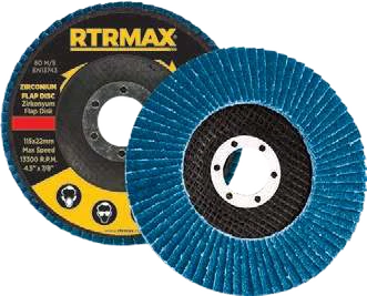 RTRMAX Flap Disk (Zirkonyum) · 115 mm - Kum: #40
