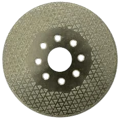 RTRMAX Elektrolize Elmas Testere · 115 x 22 mm - M14 Flanşlı - Çift Taraf Elmaslı