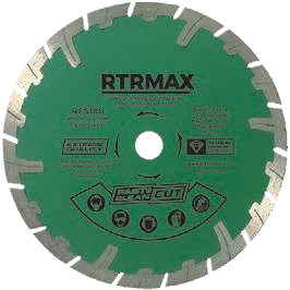 RTRMAX Turbo Elmas Testere Uzun Segmentli · 180 x 22 mm