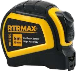 RTRMAX Şerit Metre Prof. · 5 m x 19 mm