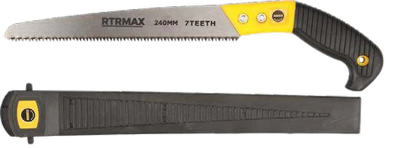RTRMAX Budama Testeresi · 24 cm - Orta Diş - Kılıflı