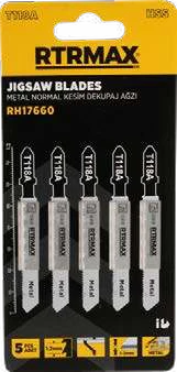 RTRMAX Metal Normal Kesim Dekupaj Ağzı - T118A · Metal Kesim 76mm