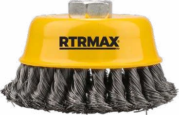 RTRMAX Burgulu Çanak Fırça · 100 mm