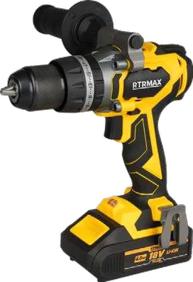 RTRMAX Kömürsüz Akülü Darbeli Matkap · 2 × 2 Ah Set