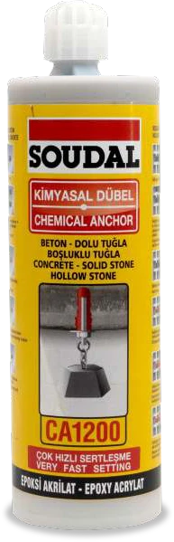 Soudal KİMYASAL DÜBEL CA1200 EPOKSİ AKRİLAT
