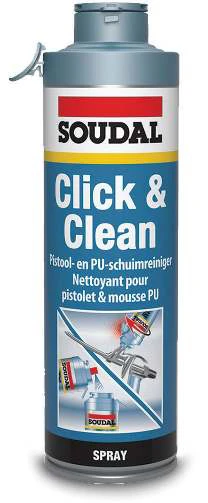 Soudal CLICK&CLEANER PU KÖPÜK TEMİZLEYİCİ